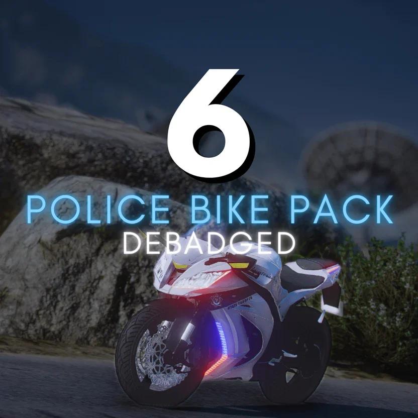 Digital Latvia | Police Bike Pack | 6 Bikes | Debadged