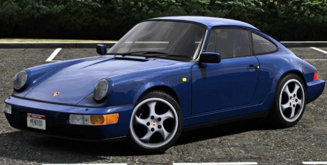1989 Porsche Carrera 4S 10 Tuning - Spoiler Animation