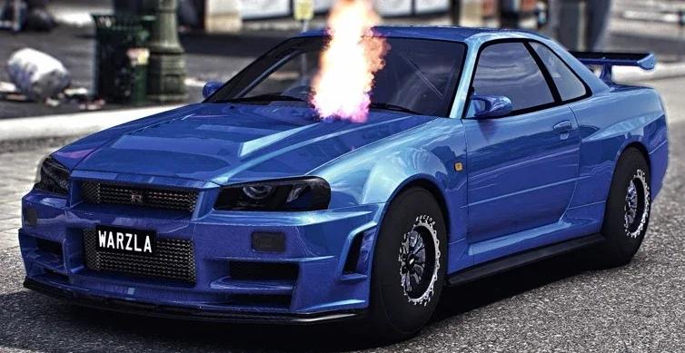 2500HP Nissan Skyline R34 GTR
