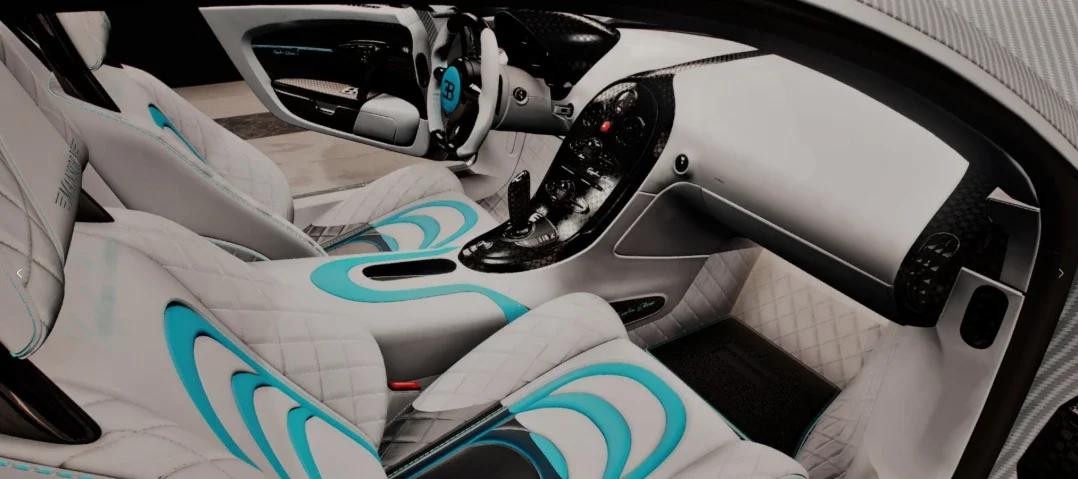 Bugatti Veyron Full Body Exposed Carbon Fiber Mansory Sapphire Edition