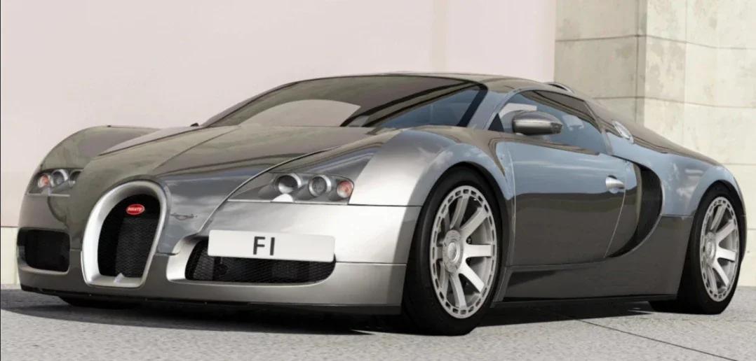 2011 Bugatti Veyron With F1 Plates