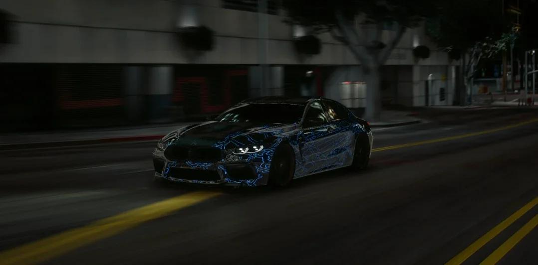 ```BMW M8 CUSTOM GLOWING LIVERY | MS Project Garage```