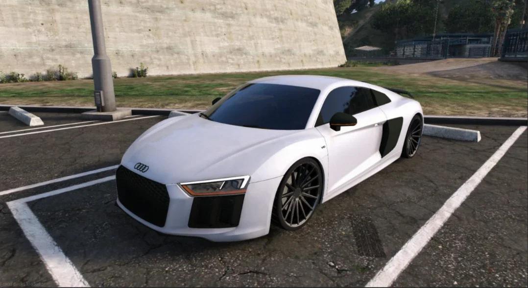 2020 Audi R8 V10 plus on Vossen VFS - 2s