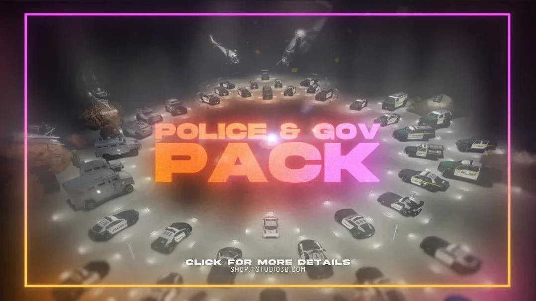 TStudio | 50 Police / Government Lore Friendly Cars