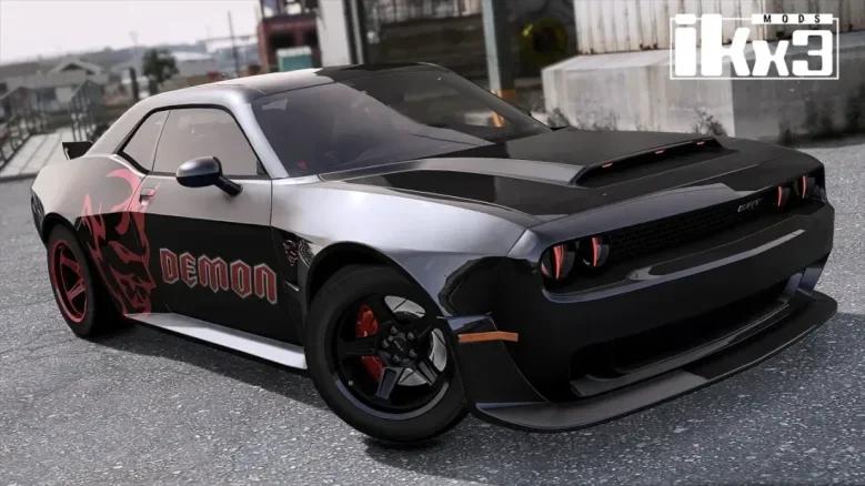 Dodge Challenger SRT Demon Awaken 2018 IKX3 Mods