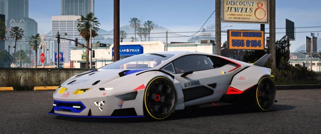 ```Gundam Style Lamborghini Huracan | Lemon```
