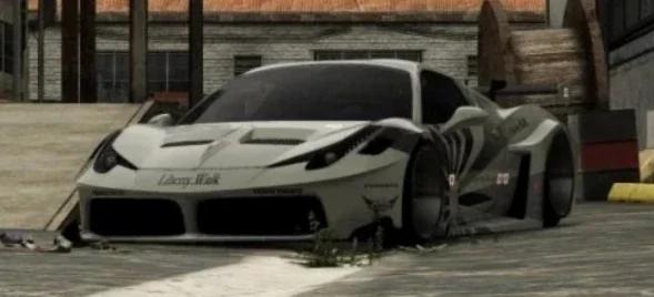 Ferrari 458 Spider Silhouette