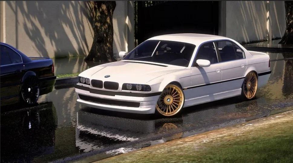 BMW E38 750i Stance